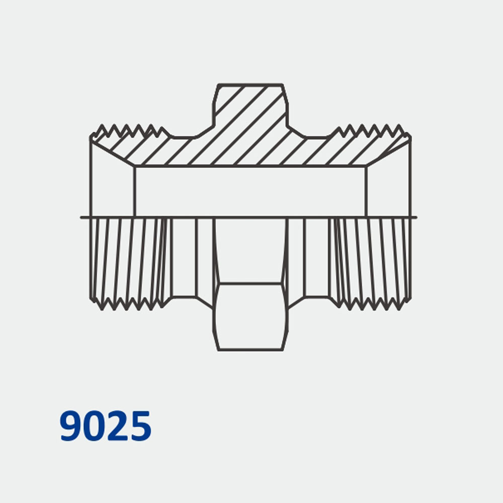 Conversion Adapters 9025 Metric MBSPP-MM Nipple