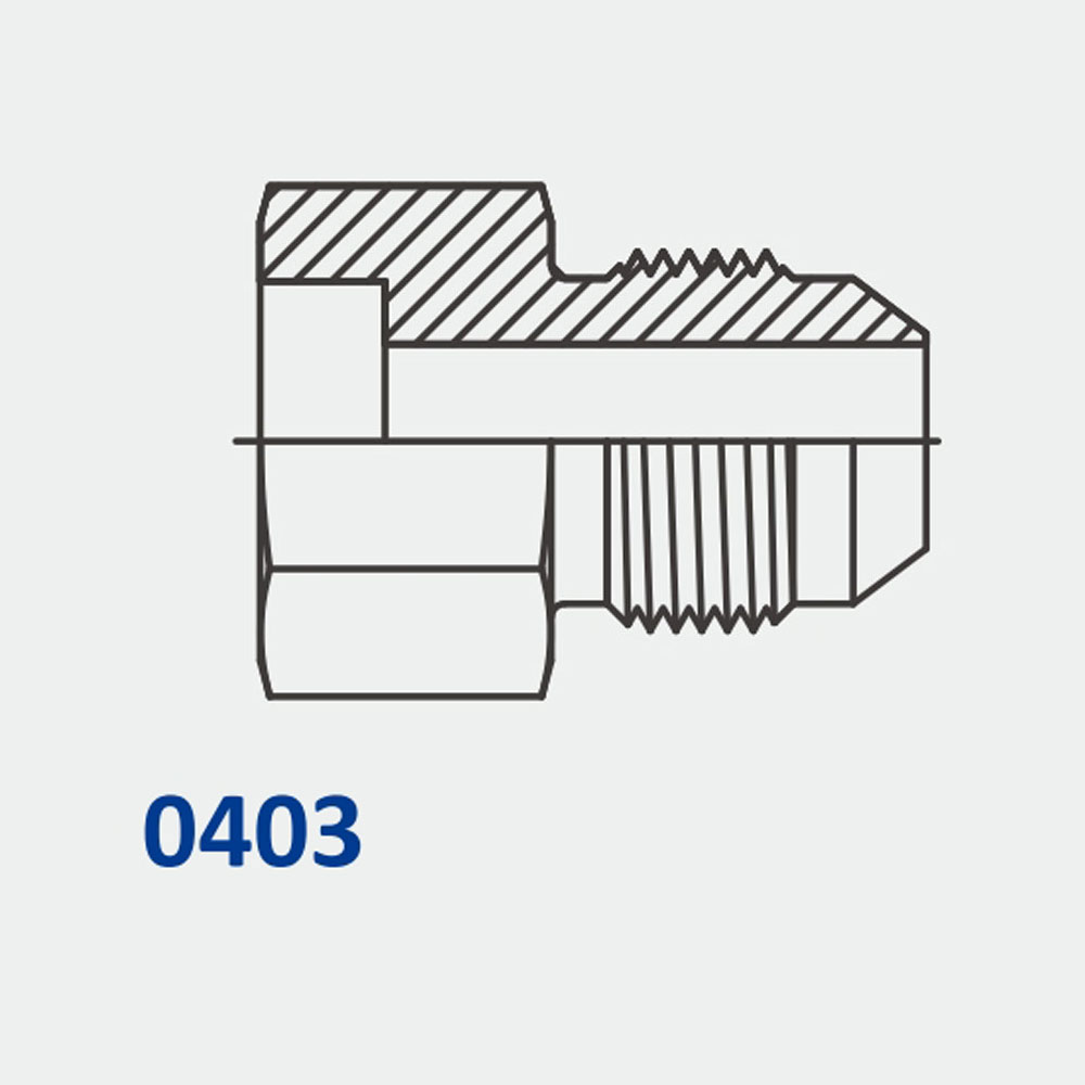 Tube Fittings & Adapters 403 Bore-MJ Straight