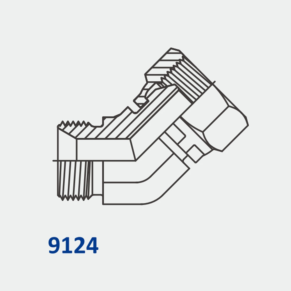 Conversion Adapters 9124 MBSPP-FBSPPS Swept 45°