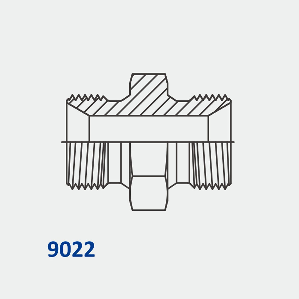 Conversion Adapters 9022 MBSPP-MBSPP Nipple