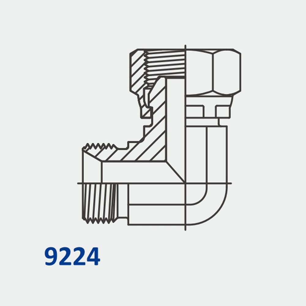 Conversion Adapters 9224 MBSPP-FBSPPS 90°
