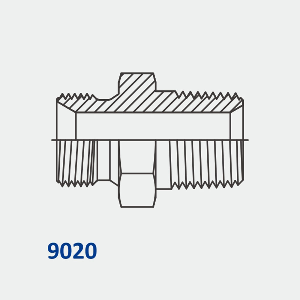 Conversion Adapters 9020 MBSPP-MBSPT Straight