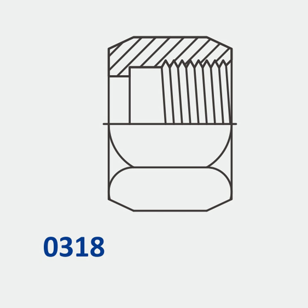 Tube Fittings & Adapters 318 JIC Tube Nut