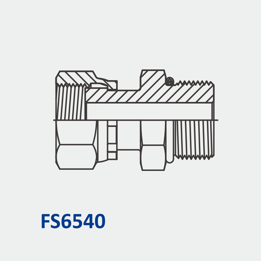 O-Ring Face Seal Fittings FS6540 FFSS-MORB Straight