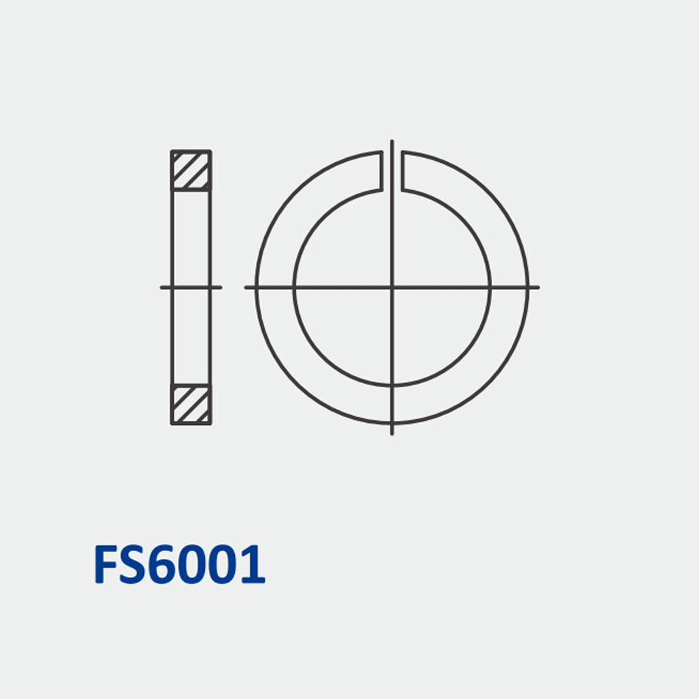 O-Ring Face Seal Fittings FS6001 Silver Braze Ring