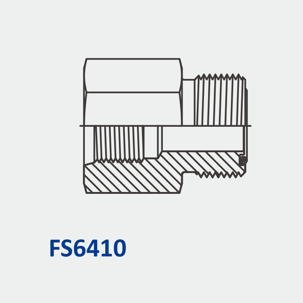 O-Ring Face Seal Fittings FS6410 FORB-MFS