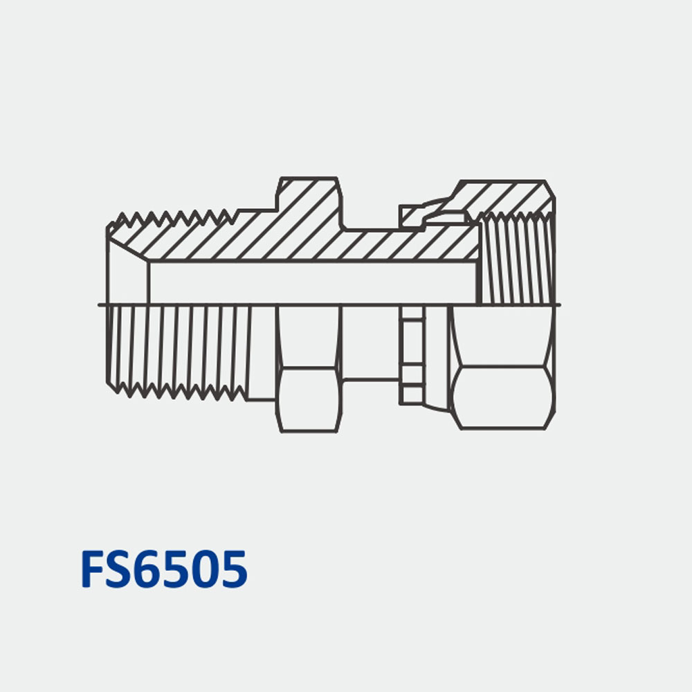 O-Ring Face Seal Fittings FS6505 MP-FFSS Straight