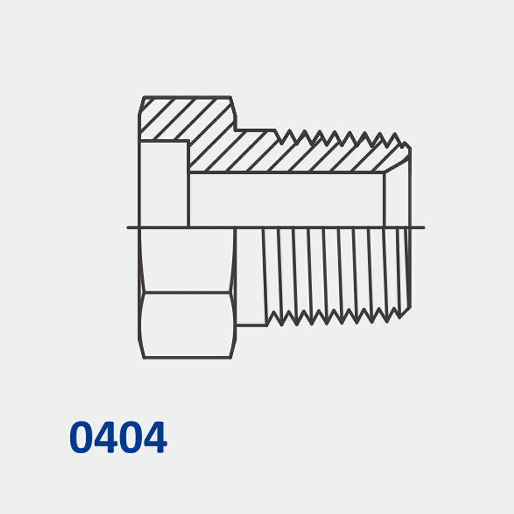 Tube Fittings & Adapters 404 Bore-MP Straight