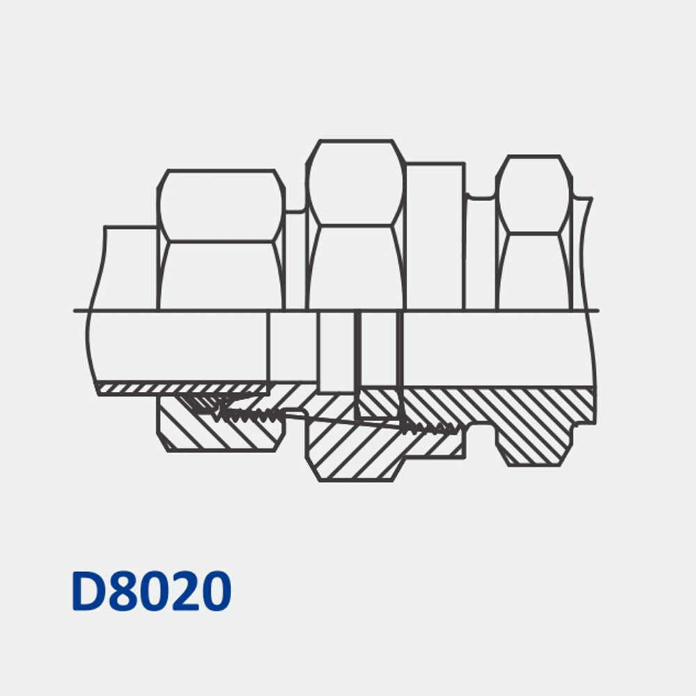 Metric Bite Type D8020 MPT-FBSPP (Rigid) Gauge Coupling Body Only