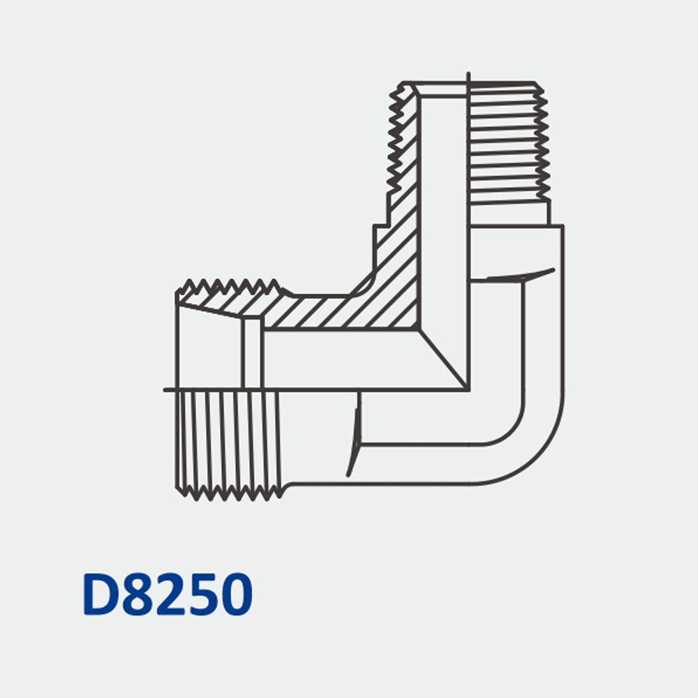 Metric Bite Type D8250 MBT-MP 90° Elbow Body Only