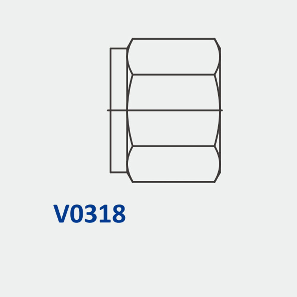 Tube Fittings & Adapters V0318 JIC-Flareless Nut