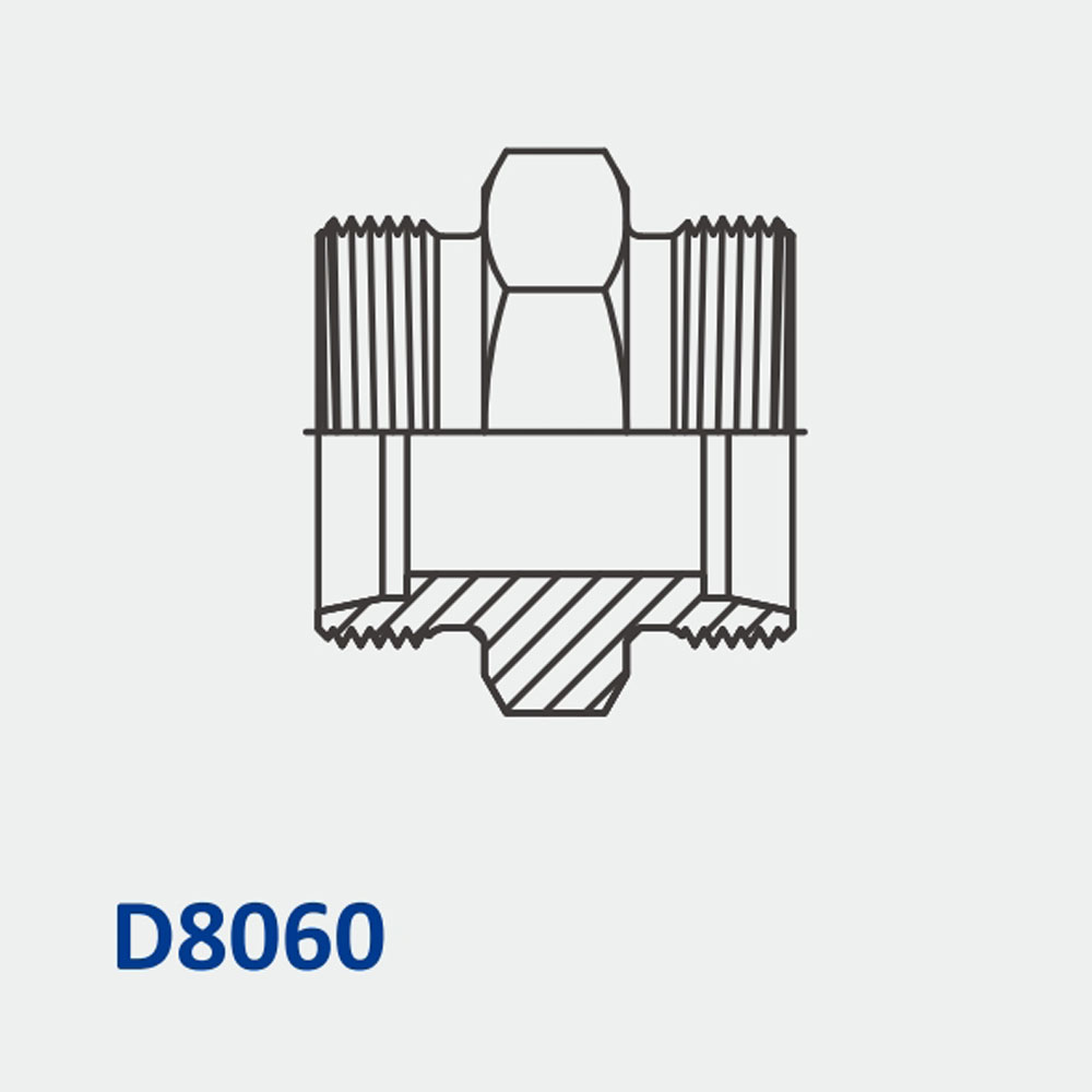 Metric Bite Type D8060 MBT-MBT Straight Union Body Only