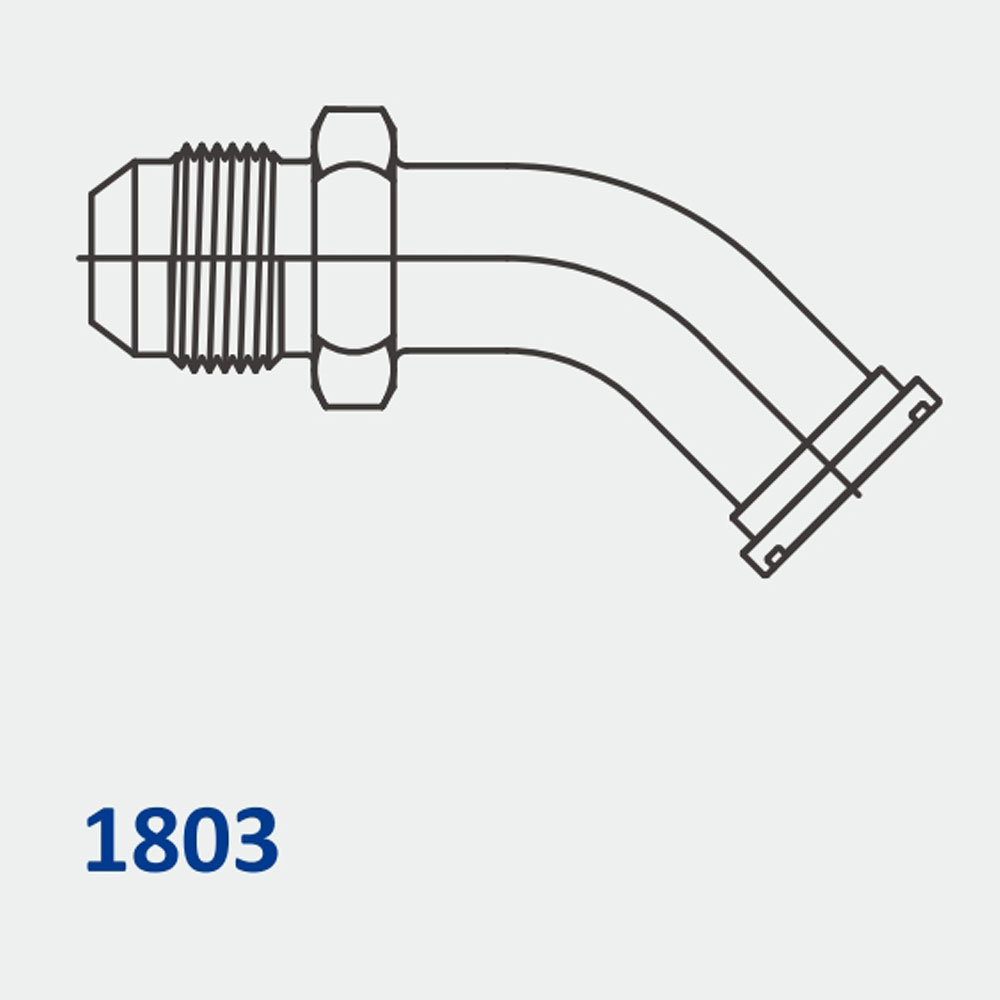 Hydraulic Flanges / Accessories 1803 MJ-Flange 45° Code 62