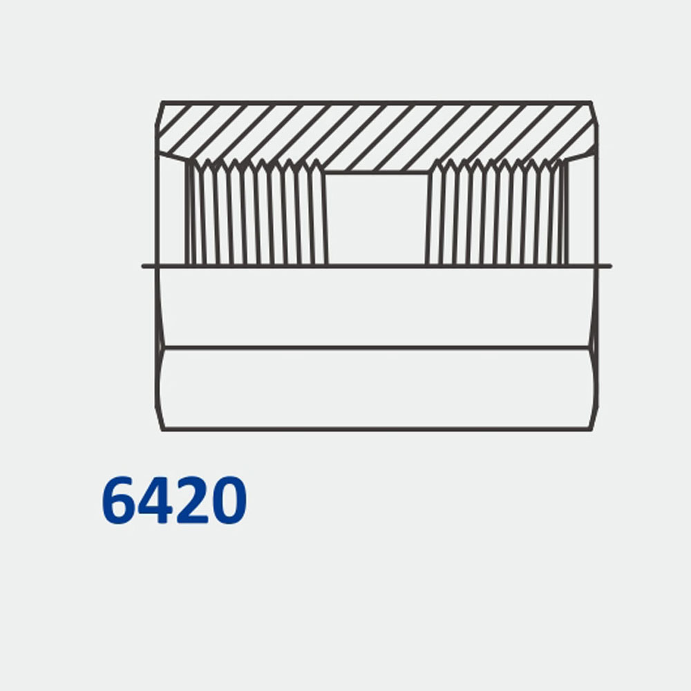 Tube Fittings & Adapters 6420 FORB-FP Straight