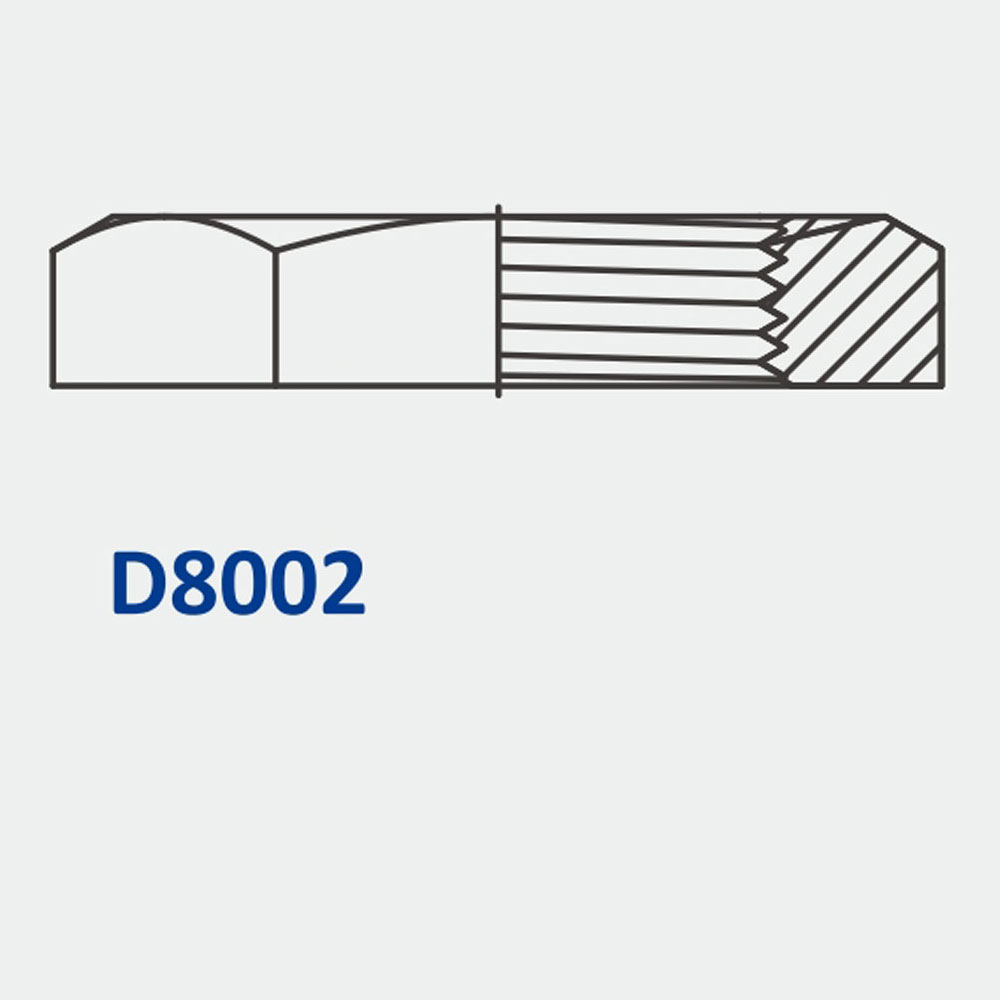 Metric Bite Type D8002 Met. Bulkhead Lock Nut