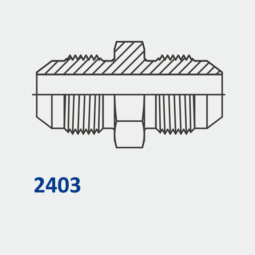 Tube Fittings & Adapters 2403 MJ-MJ Straight