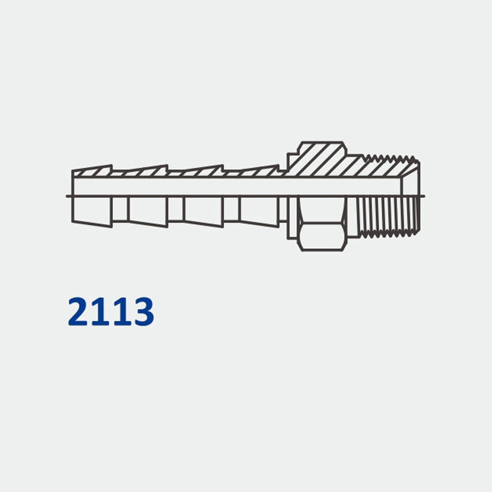 Tube Fittings & Adapters 2113 PL-MP Straight