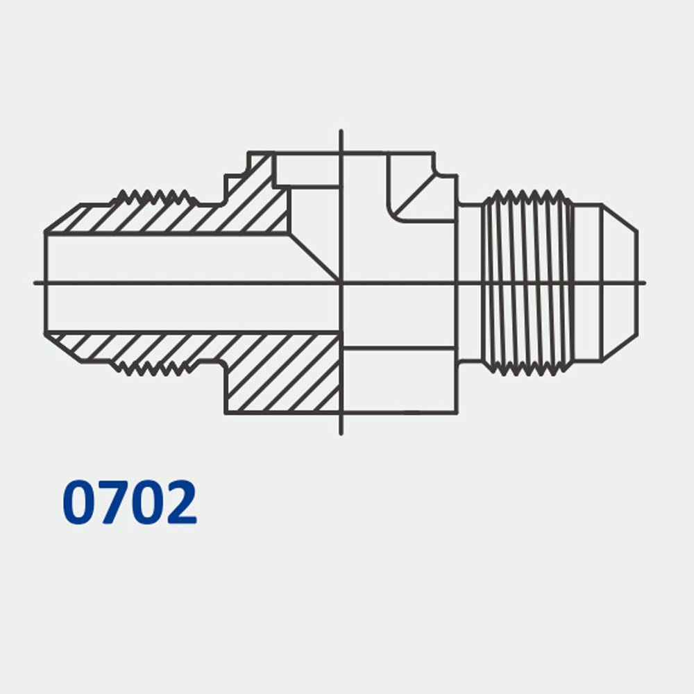 Tube Fittings & Adapters 702 Bore-MJ-MJ Tee