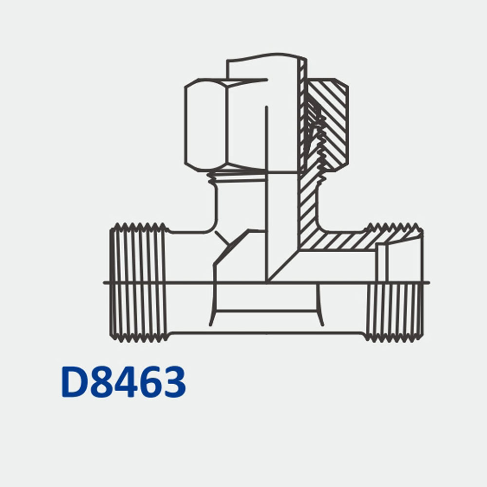 Metric Bite Type D8463 MBT-MBT-FMS Adj. Branch Tee Body Only