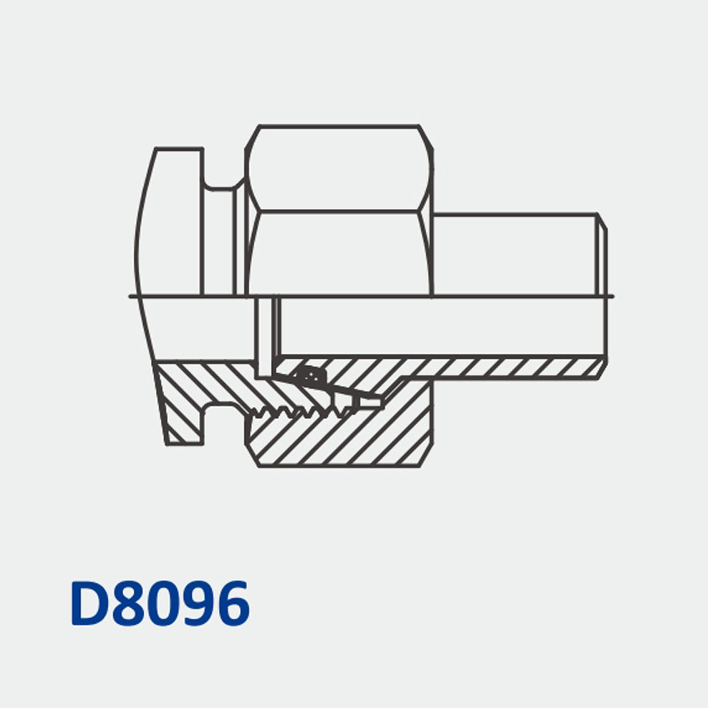 Metric Bite Type D8096 Straight Weld Nipple
