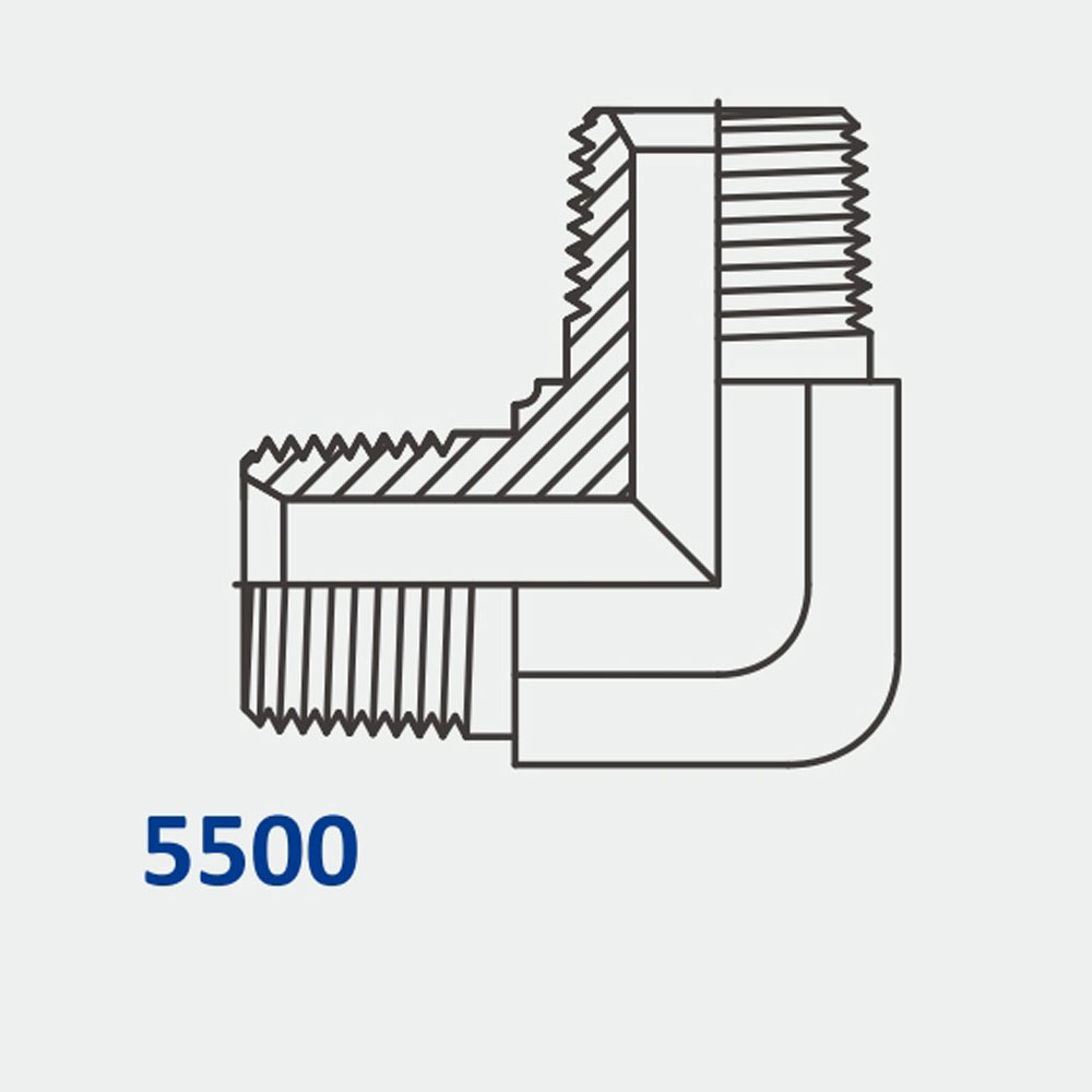 Tube Fittings & Adapters 5500 HB-MP 90° Elbow