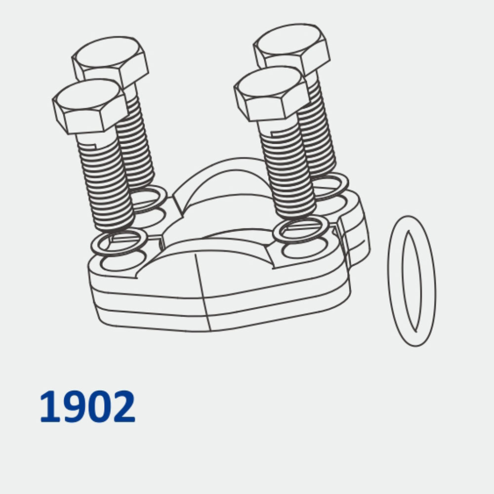 Hydraulic Flanges / Accessories 1902 Split Flange Kit Code 62