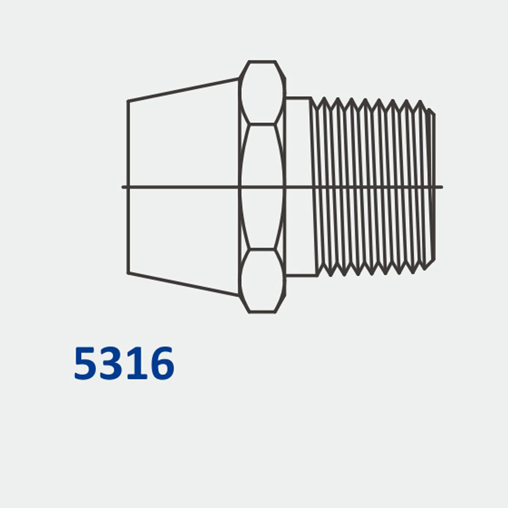Tube Fittings & Adapters 5316 MP-BW Weld-on Fitting 316SS