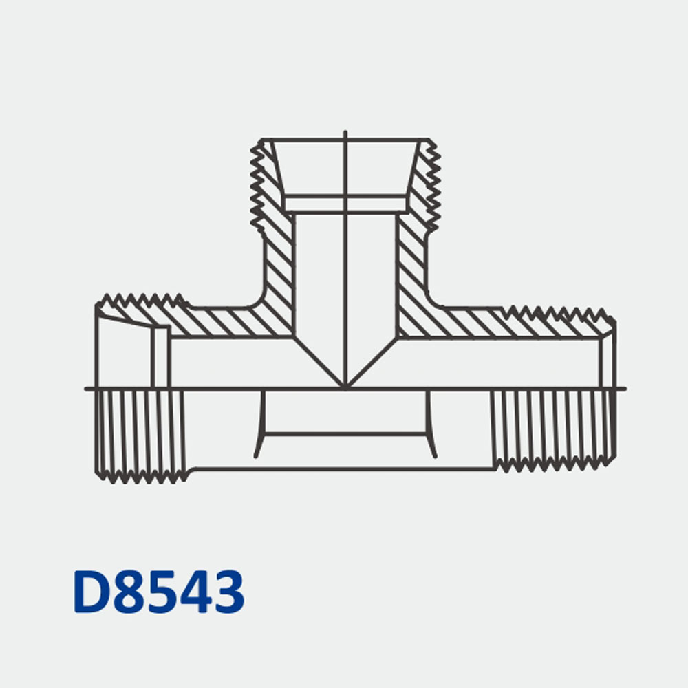 Metric Bite Type D8543 MBT-MBSPT-MBT Run Tee Body Only