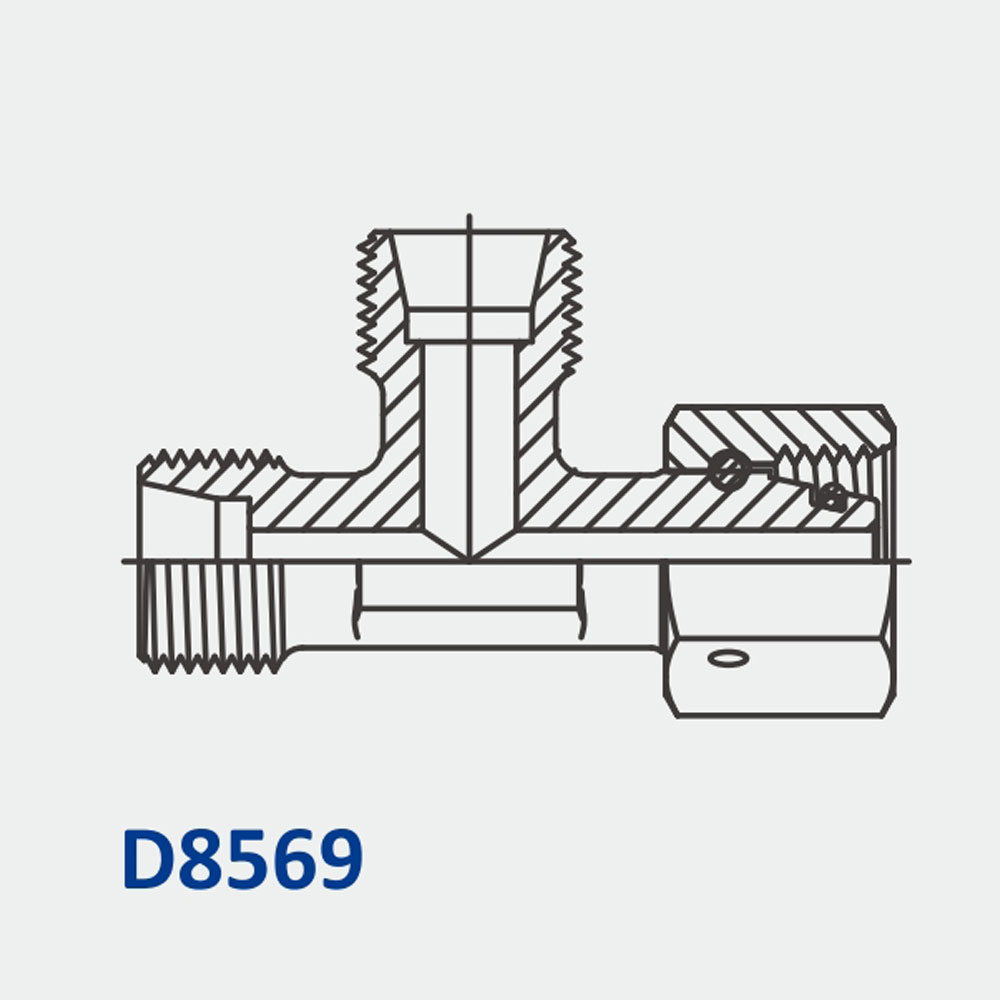 Metric Bite Type D8569 MBT-FMS-MBT Adj. Run Tee Body Only